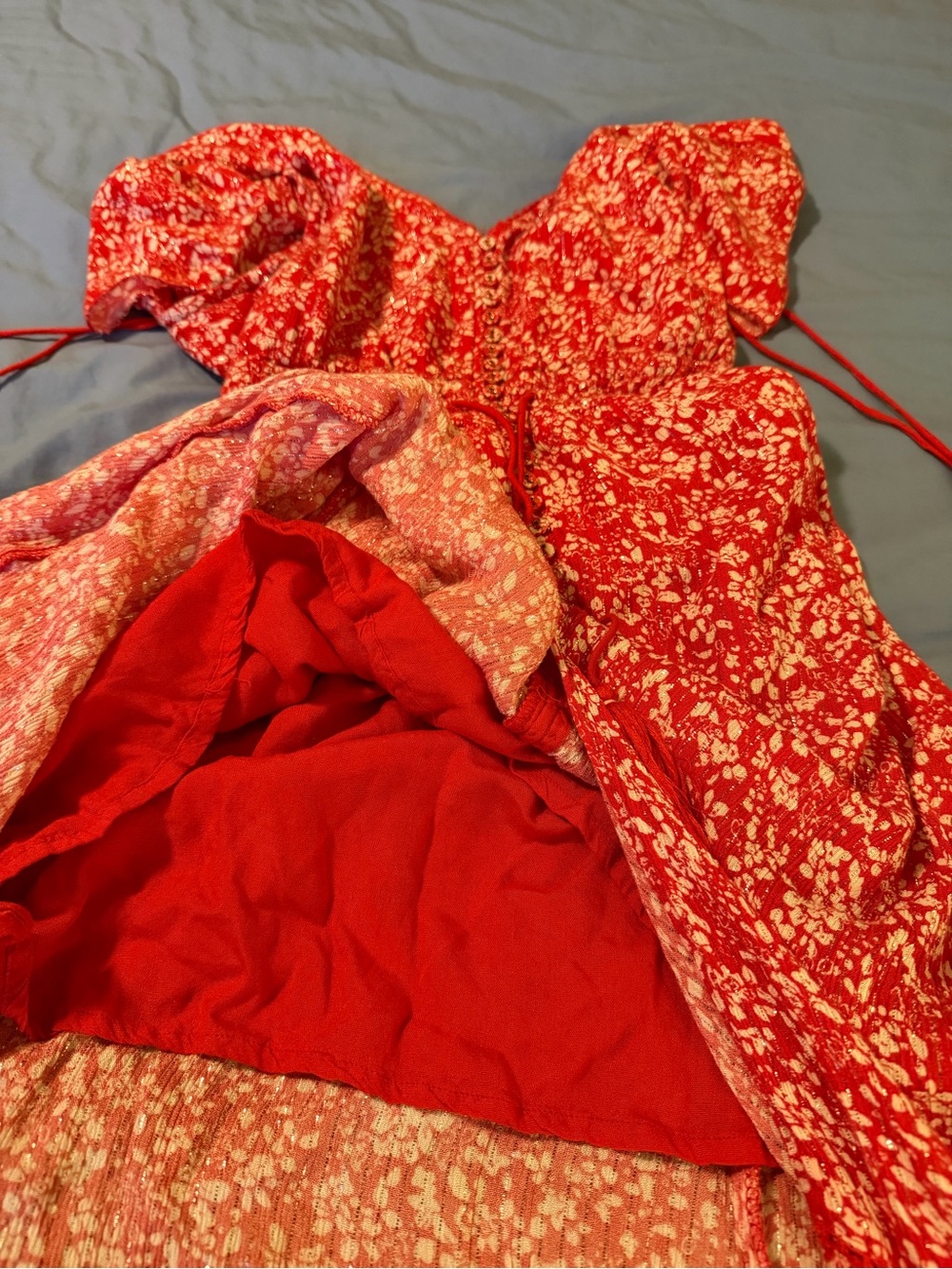 Goa Paris Collection Red Dress with tassels - Picture 7 of 8